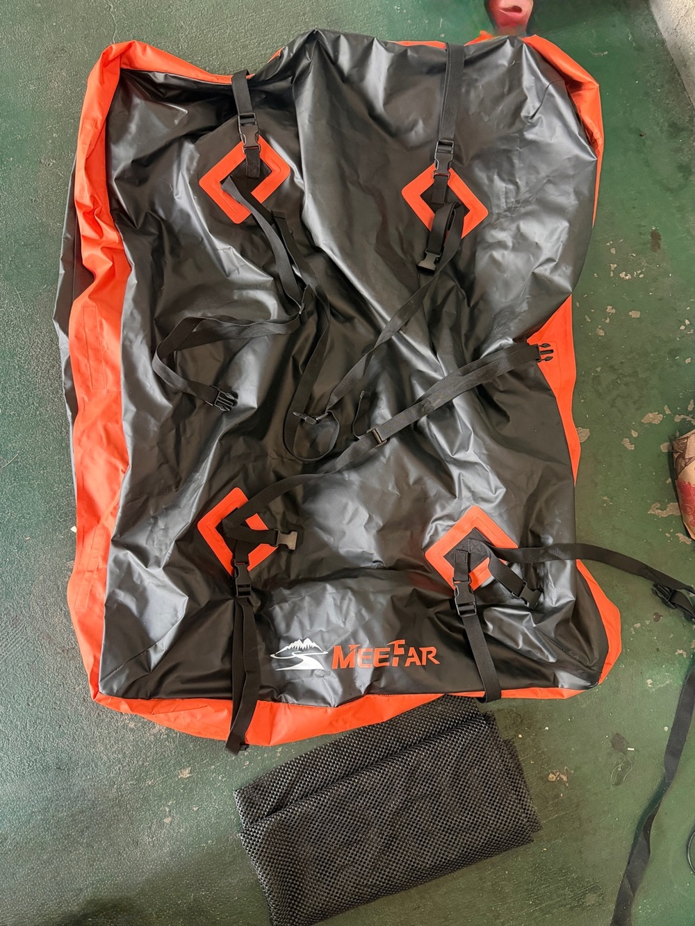 MeeFar Roof Bag Rooftop Cargo Carrier Bag Waterproof 15 Cubic Feet - Picture 2 of 5